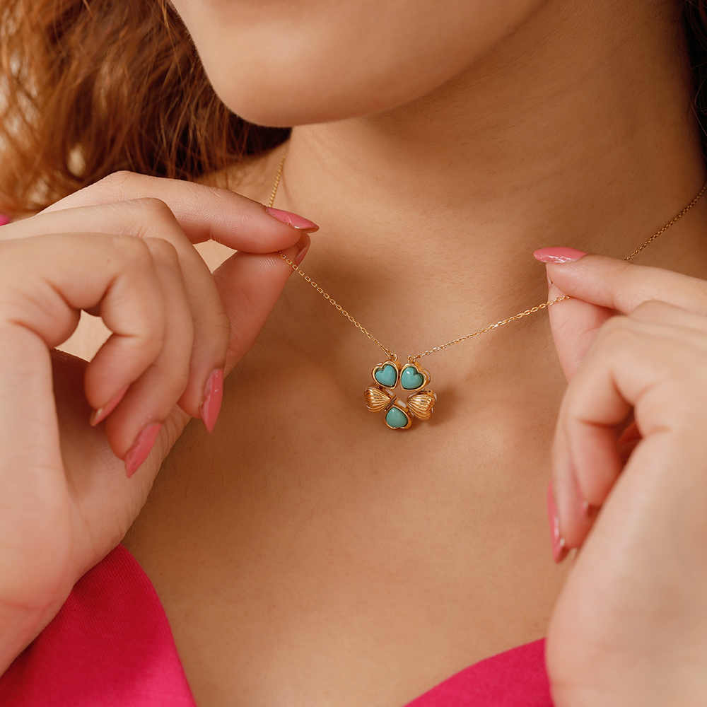 Gemstone Magic 18KT Transformable Arizona Turquoise Necklace,,hi-res image number null