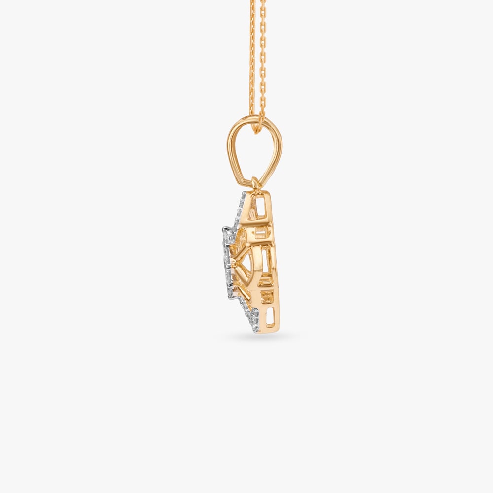 Chic Prism Diamond Pendant,,hi-res image number null