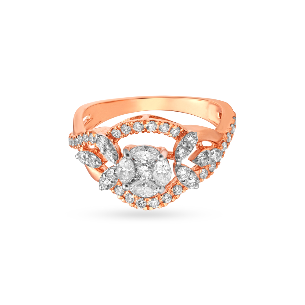 Classic Rose Gold Finger Ring,,hi-res image number null