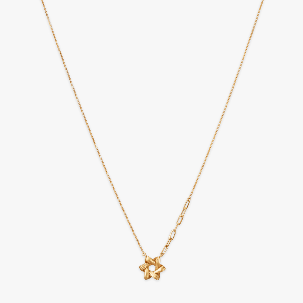 Layered Circle Gold Necklace,,hi-res image number null