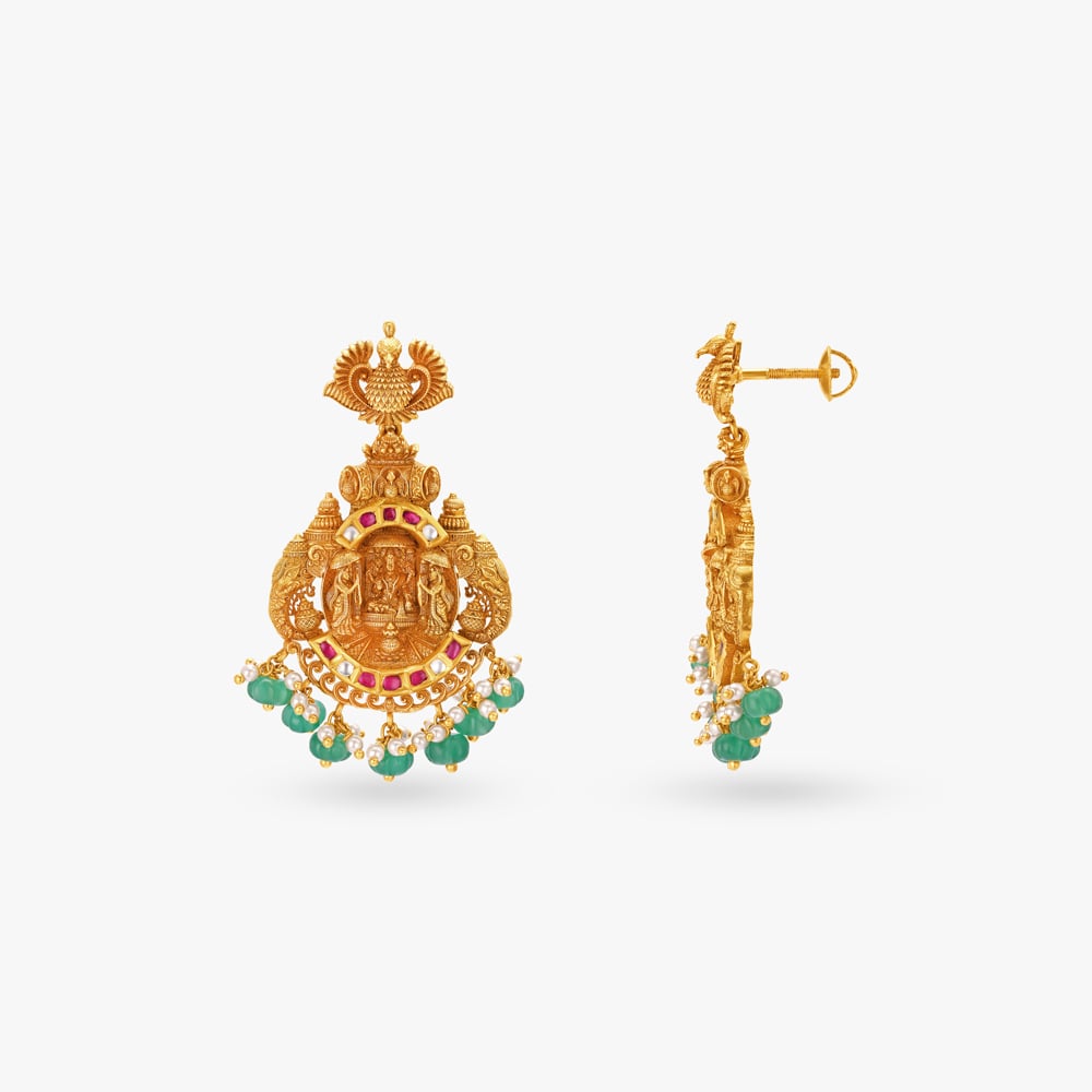 Sacred Lakshmi Gold Haram Set,,hi-res image number null