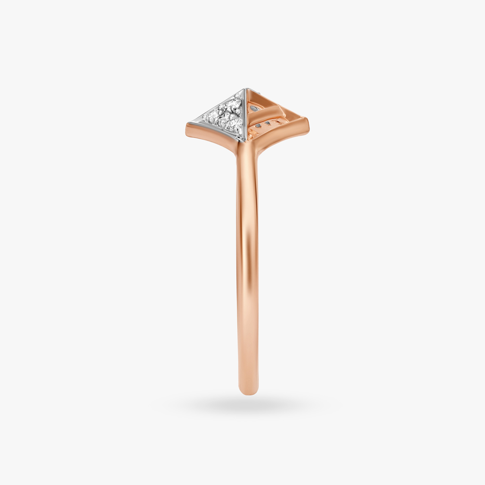 Mystic Pyramid Diamond Finger Ring,,hi-res image number null