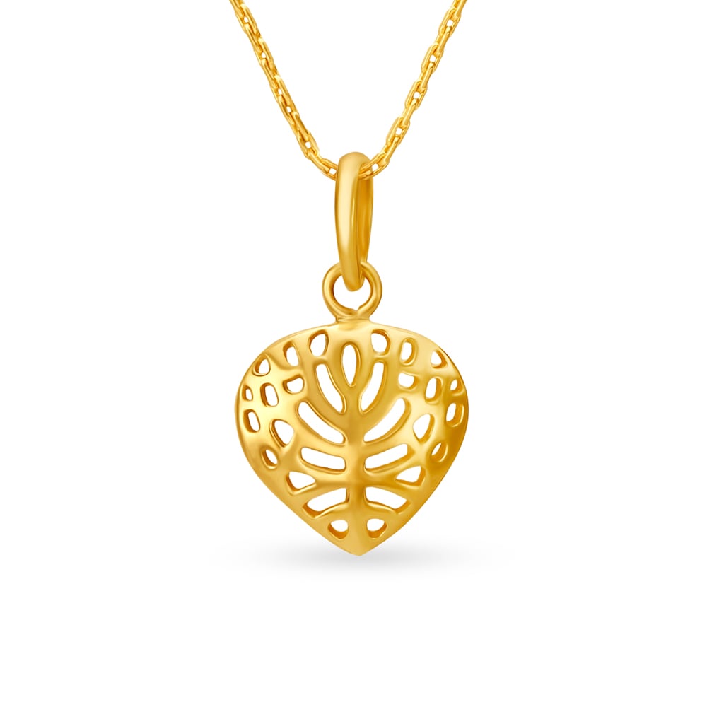 

Dainty Leaf Pendant