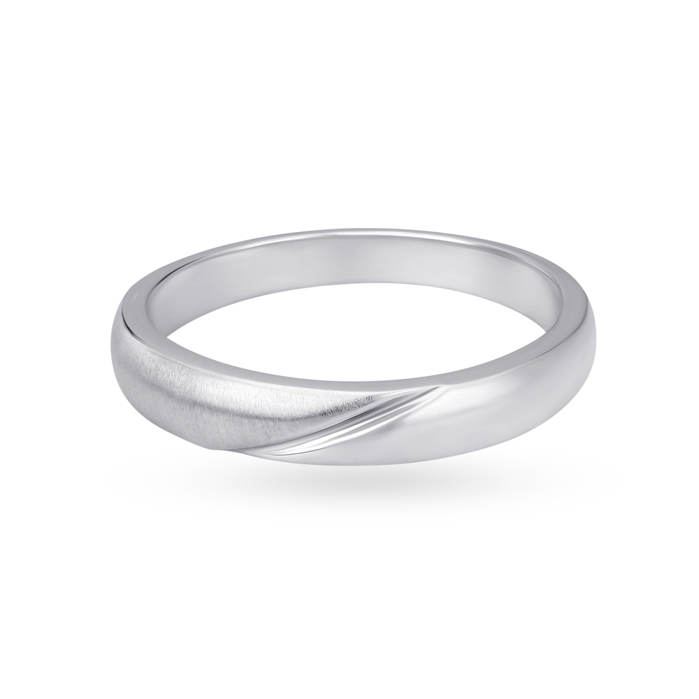 Chic Platinum Finger Band,,hi-res image number null