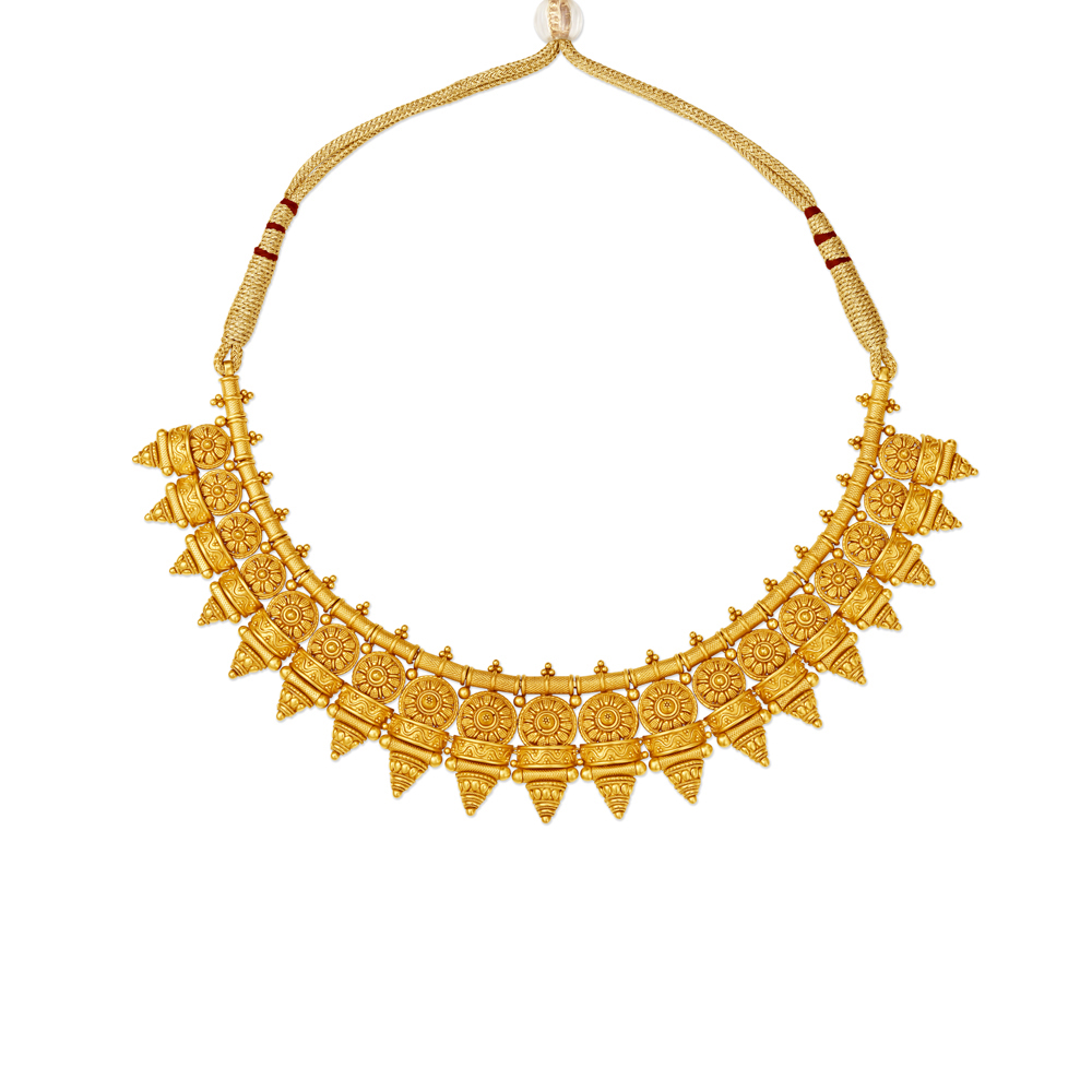 Elaborate Intricate Gold Necklace Set,,hi-res image number null