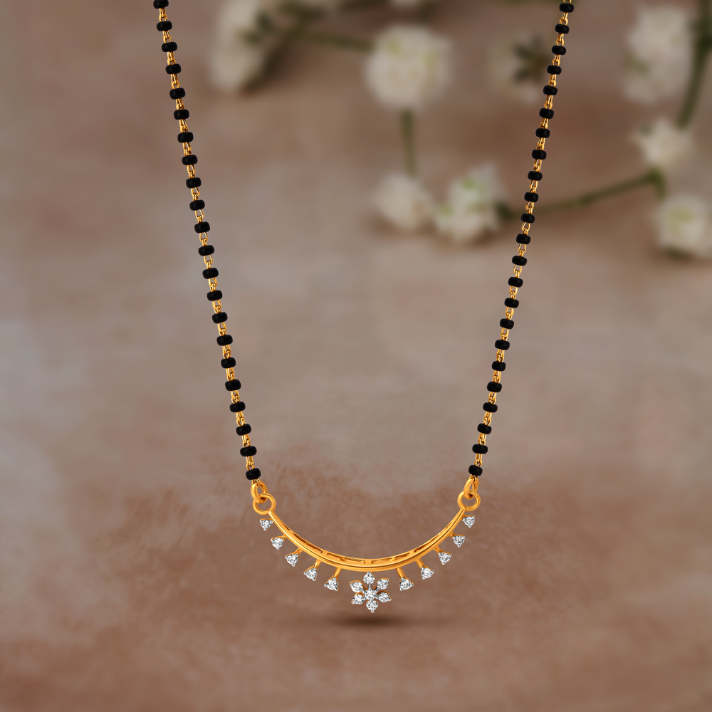 

Flower and Vine Diamond Mangalsutra