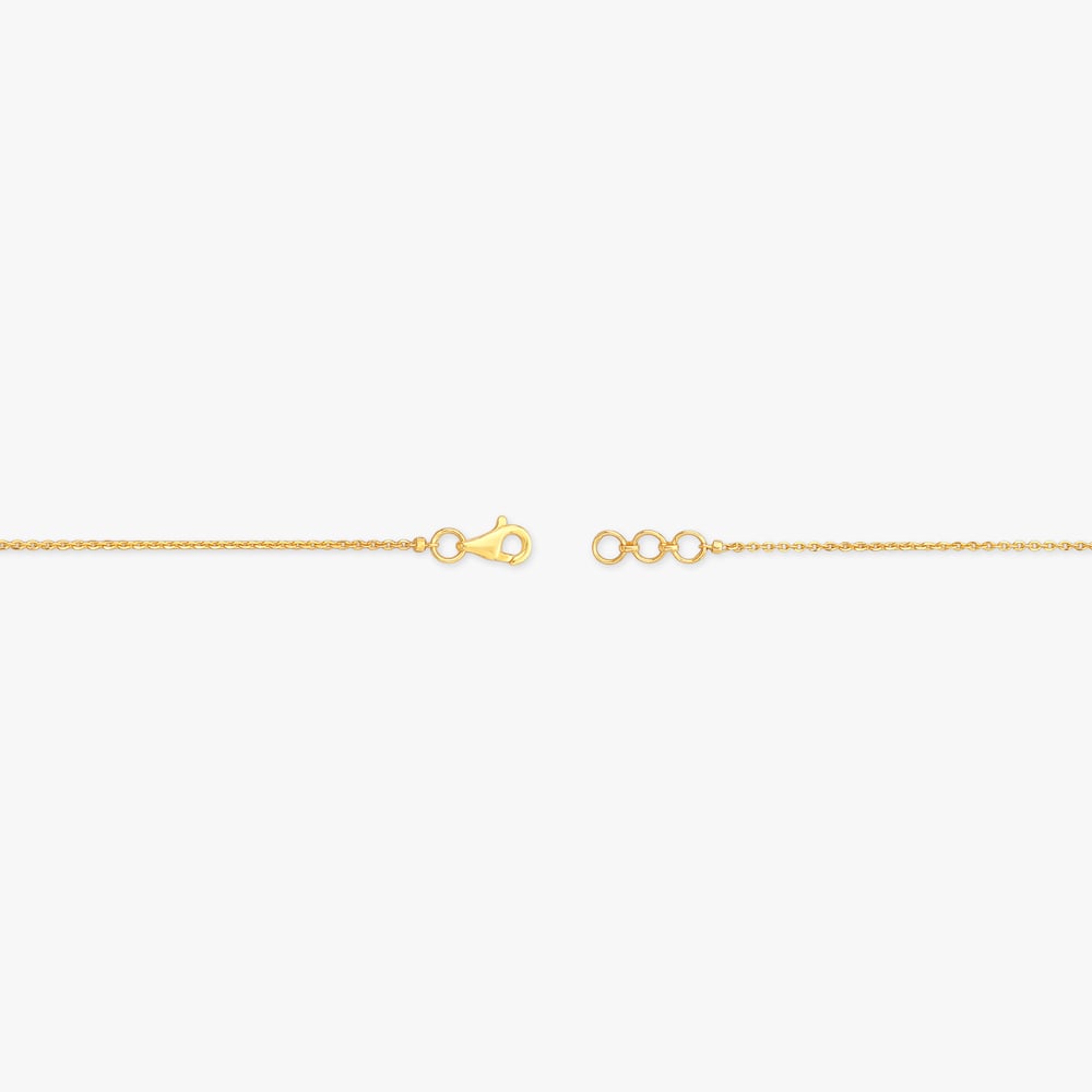 Curved Vine Gold Bracelet,,hi-res image number null