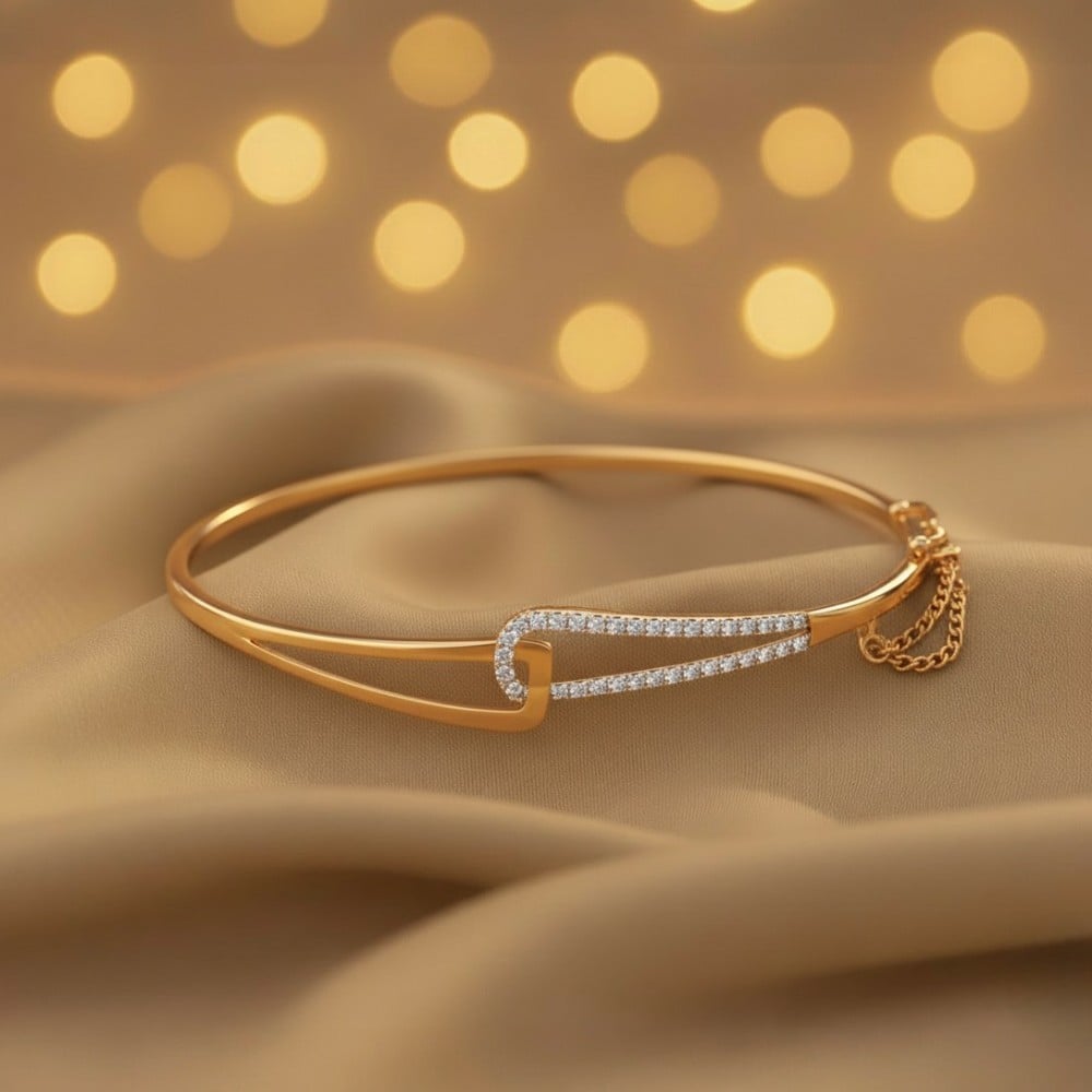 

Delicate Diamond Bangle