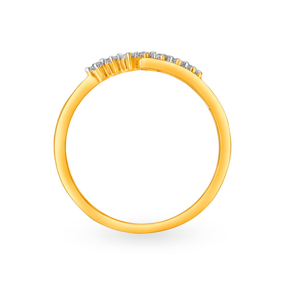 Minimal Diamond Finger Ring,,hi-res image number null