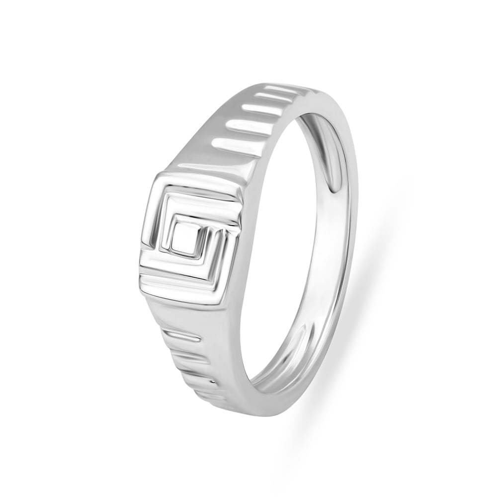 Contemporary Charming White and Rose Platinum Ring | Tanishq-happymobile.vn