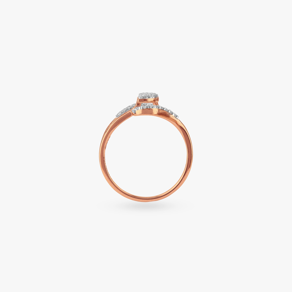 Curved Cluster Diamond Ring,,hi-res image number null