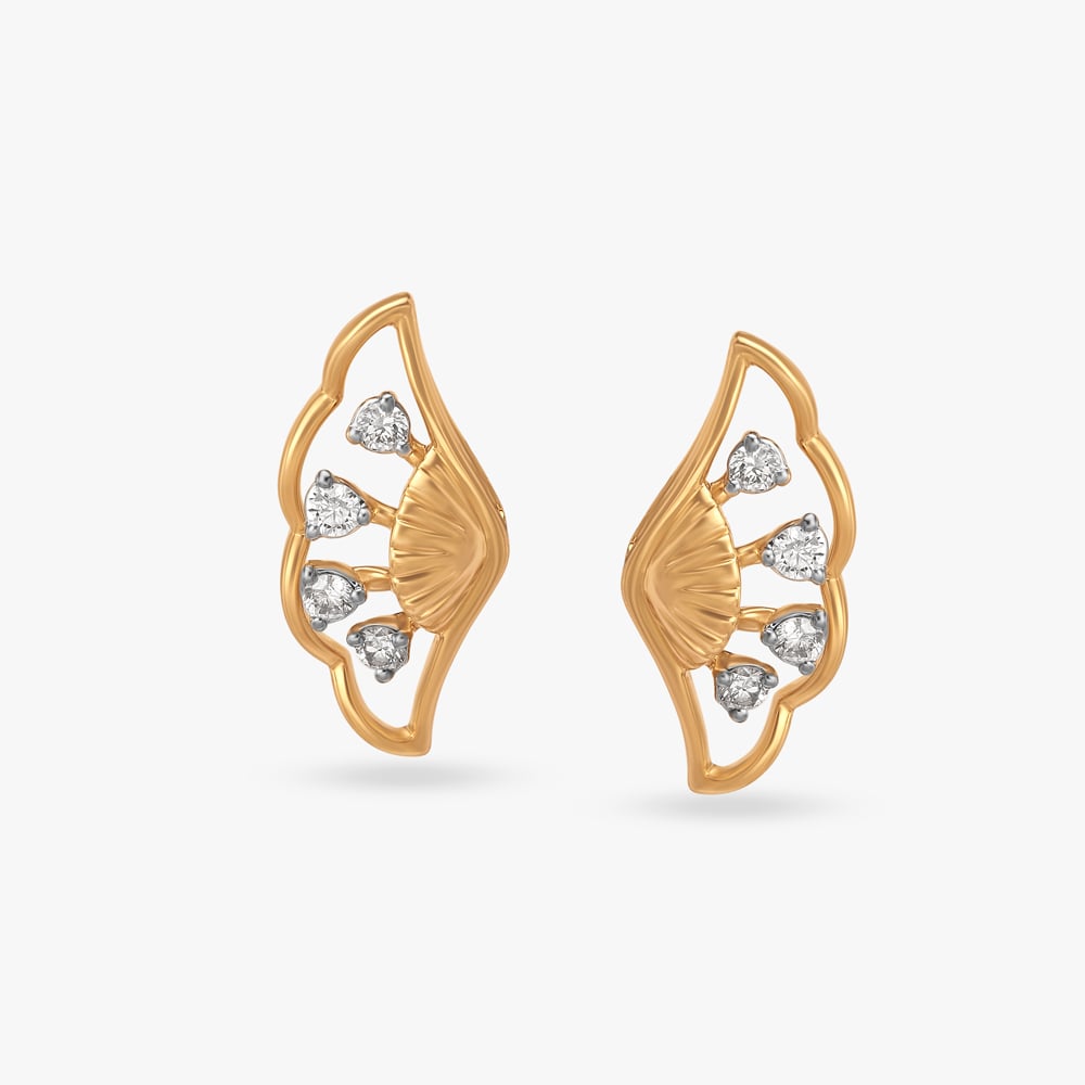 Harmony Blooms Diamond Stud Earrings
