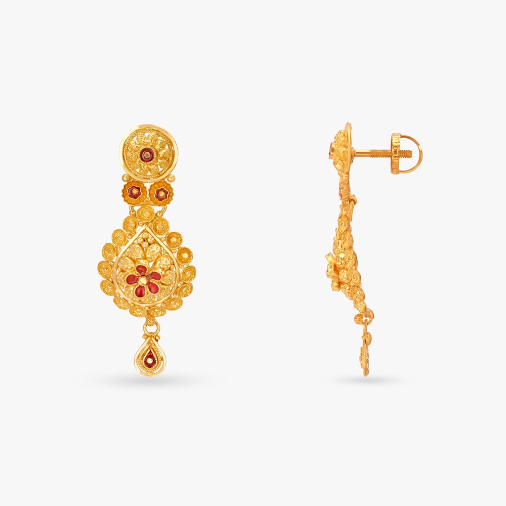 Regal Gold Necklace Set,,hi-res image number null