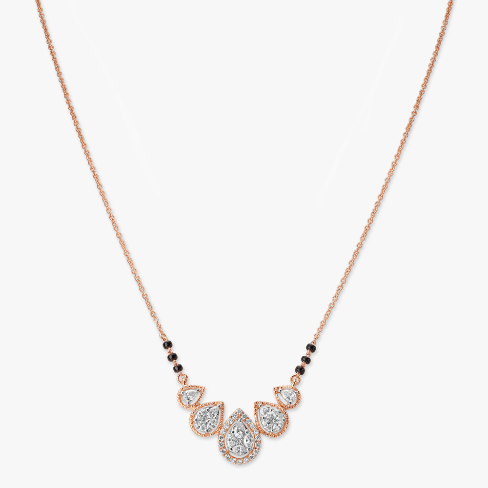 Cascading Sparkle Diamond Mangalsutra,,hi-res image number null
