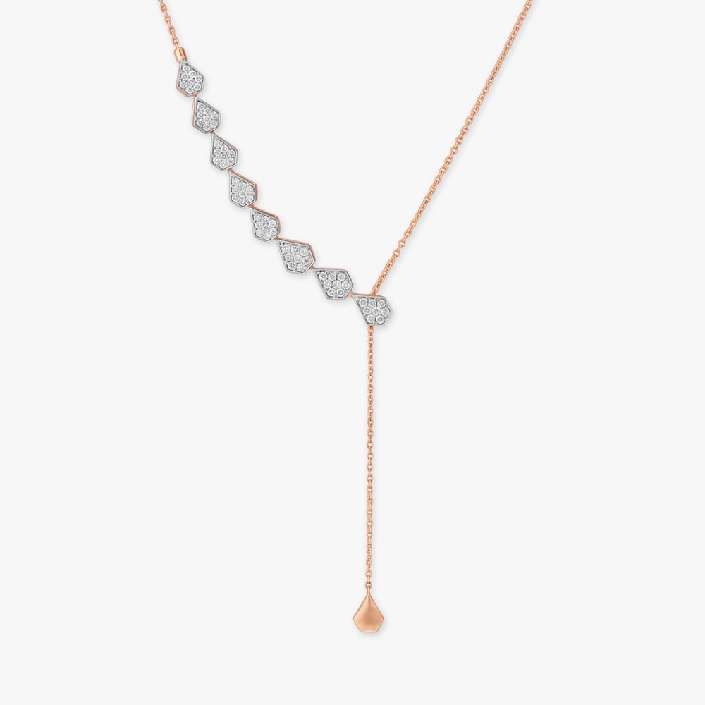 Radiant Trail Diamond Necklace,,hi-res image number null