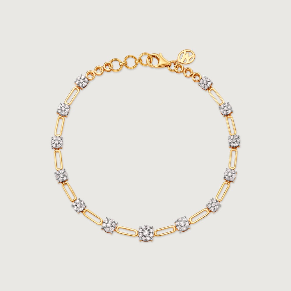 Sparkling Connection Gold & Diamond Bracelet,,hi-res image number null