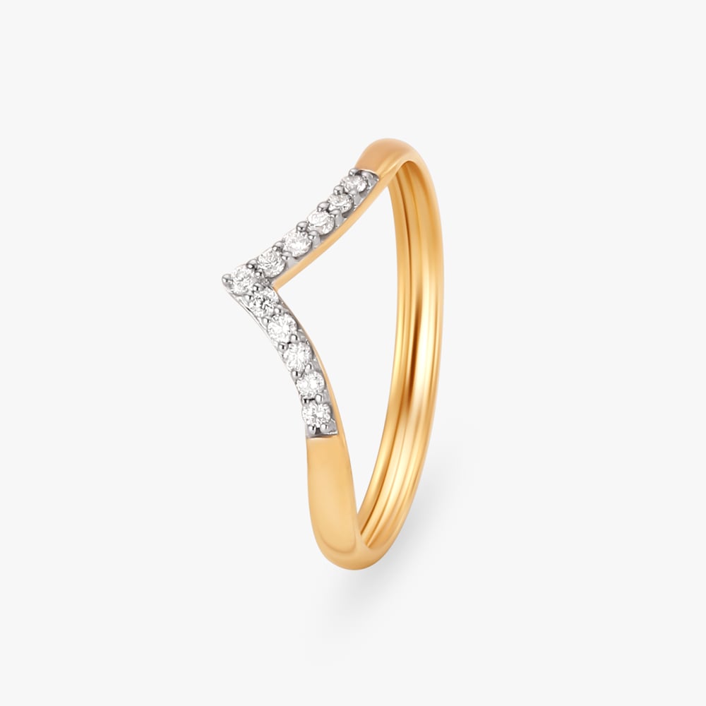 Sleek Vanki Diamond Finger Ring,,hi-res image number null