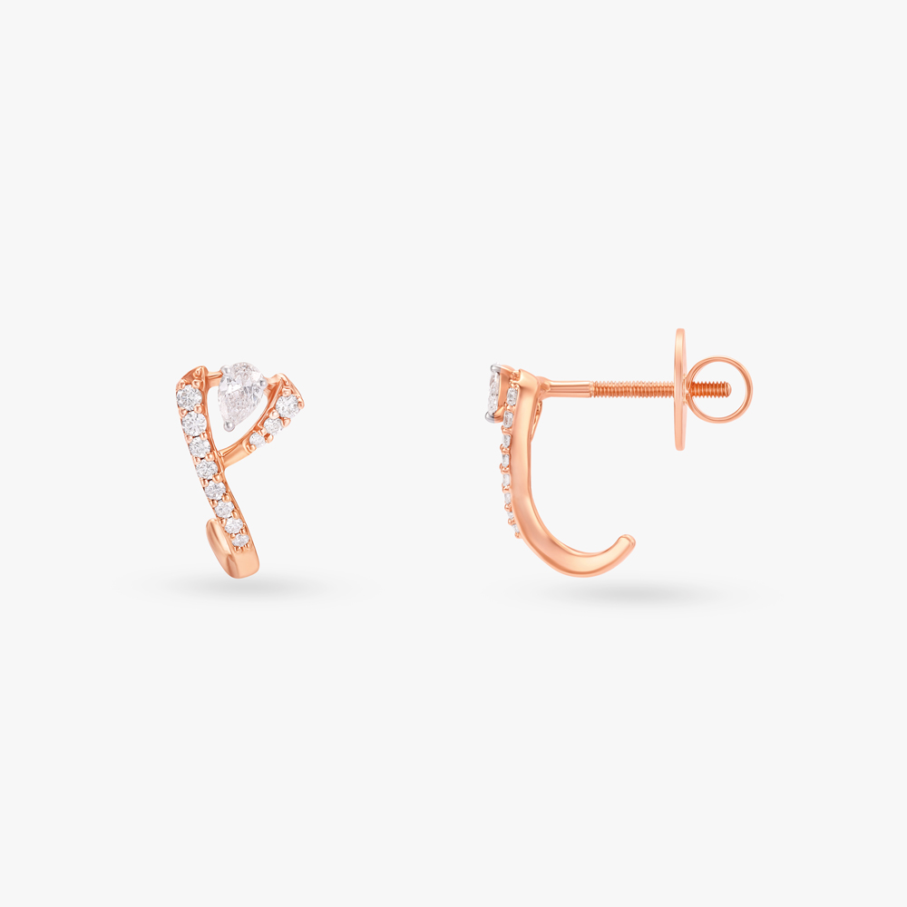 Embrace Diamond Stud Earrings,,hi-res image number null