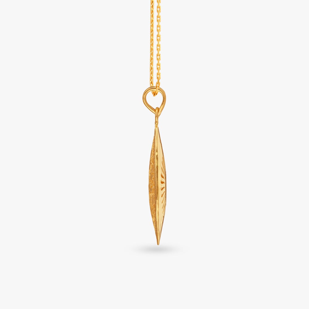 Aura Gold Pendant and Earrings Set,,hi-res image number null