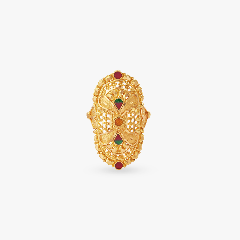 Majestic Opulence Gold Ring,,hi-res image number null