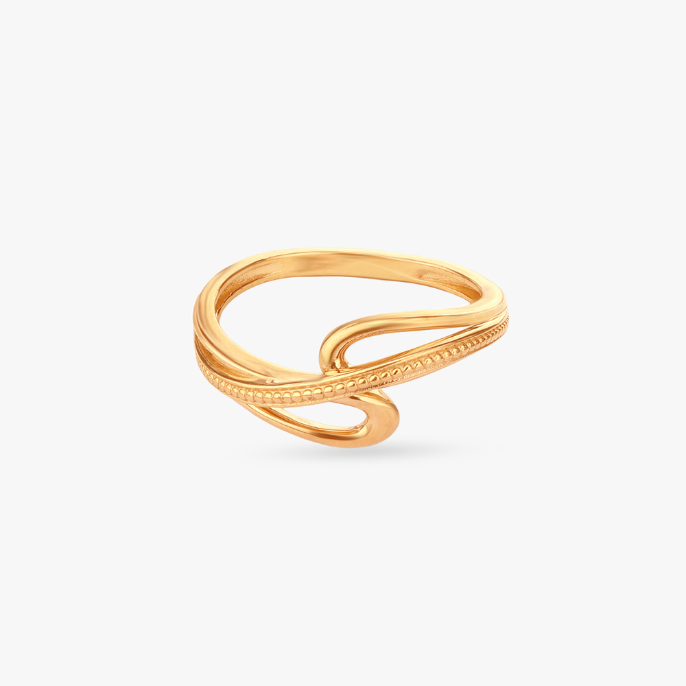 Infinity Flow Gold Ring,,hi-res image number null