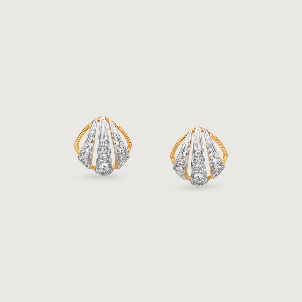 Radiant Arc Diamond Stud Earrings,,hi-res image number null