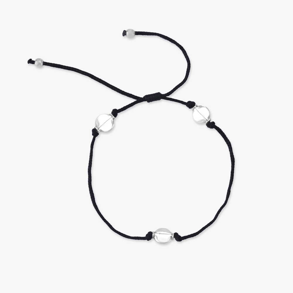Rustic Thread Silver Anklet,,hi-res image number null