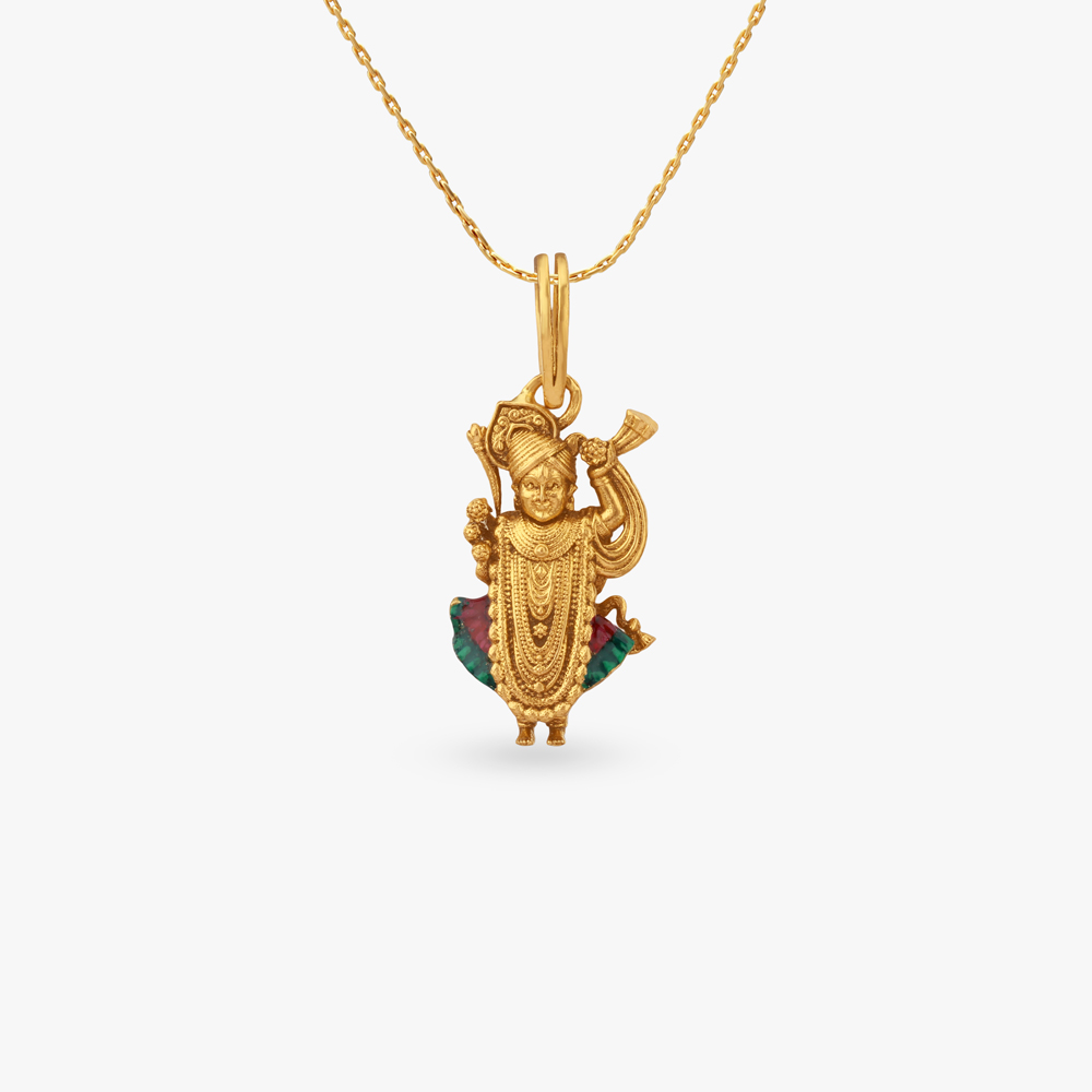 

Krishna Melody Gold Pendant