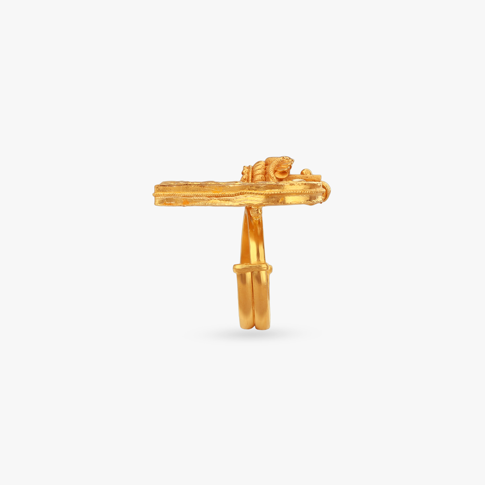 Mysterious Palatial Gold Ring,,hi-res image number null