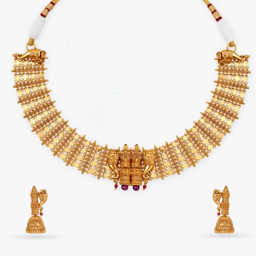 Annapakshi Chandak Necklace Set,,hi-res image number null