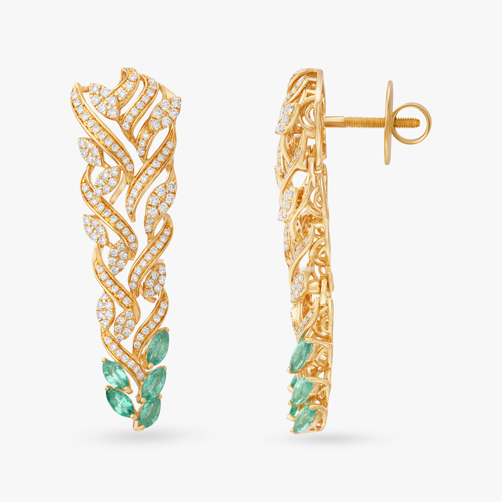 Enchanted Embrace Diamond Drop Earrings,,hi-res image number null
