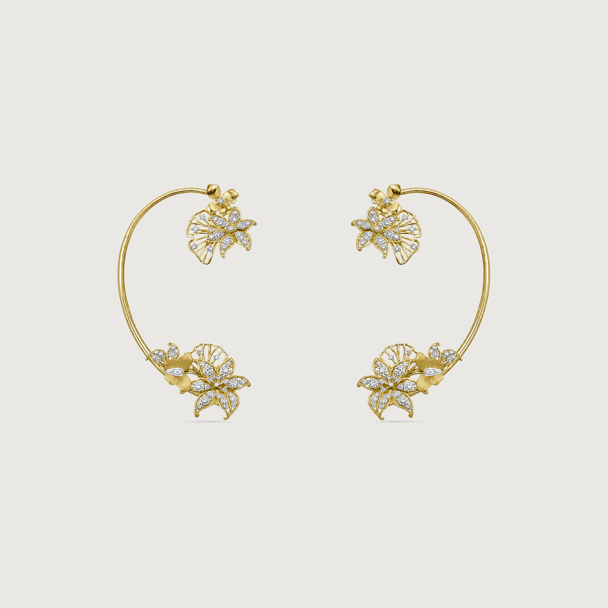 Blooming Whimsy Diamond Ear Cuff,,hi-res image number null