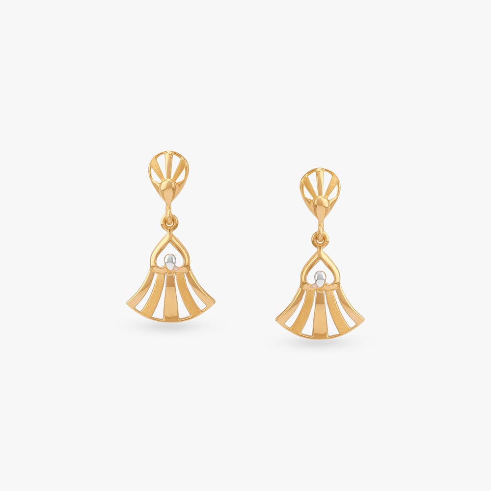 Twilight Whirl Gold Drop Earrings,,hi-res image number null