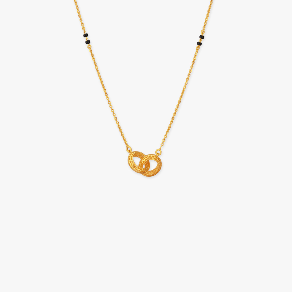 Twin Orbit Gold Mangalsutra,,hi-res image number null