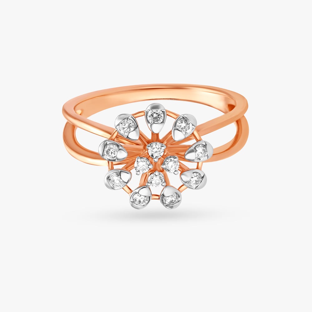 Luminous Flower Diamond Ring,,hi-res image number null