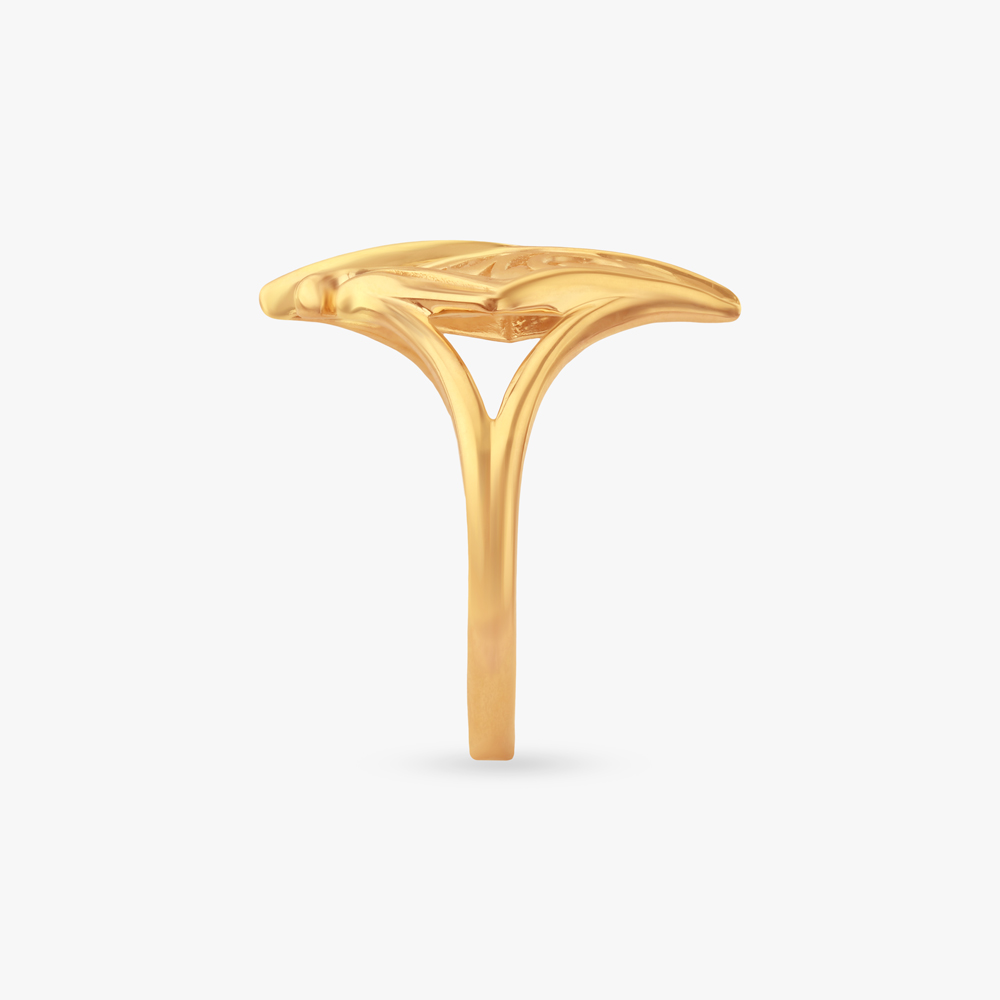 Architectural Charm Gold Ring,,hi-res image number null