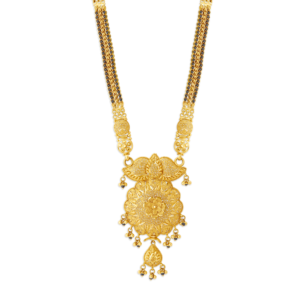 Flourishing Filigree Mangalsutra,,hi-res image number null