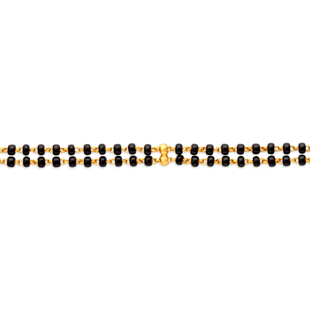 Lavish 22 Karat Yellow Gold Beaded Mangalsutra,,hi-res image number null
