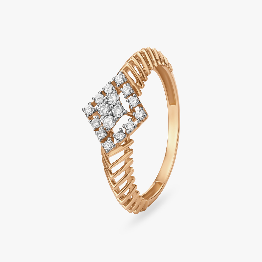 Whispers of Stardust Diamond Finger Ring
