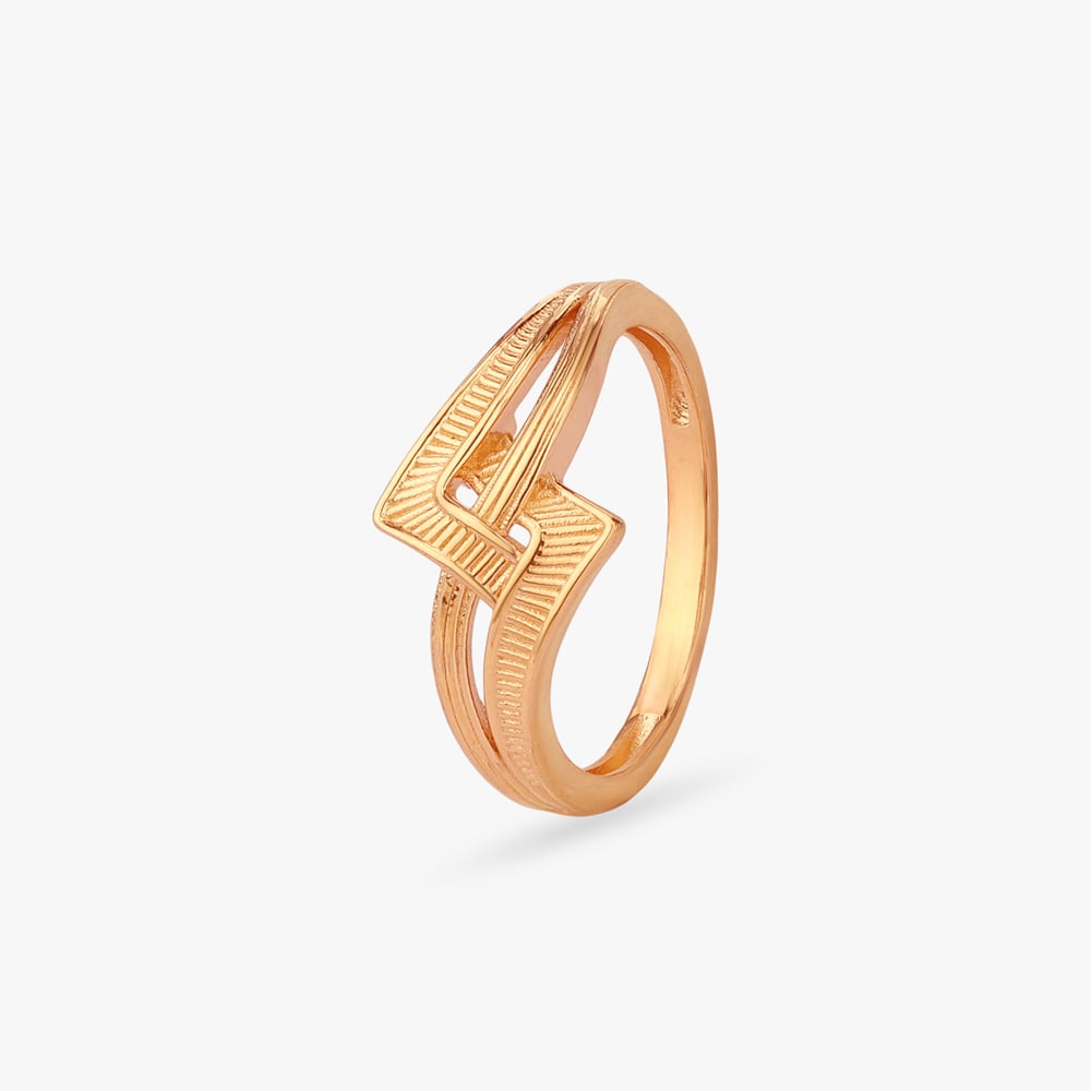 Flowing Ribbon Gold Ring,,hi-res image number null