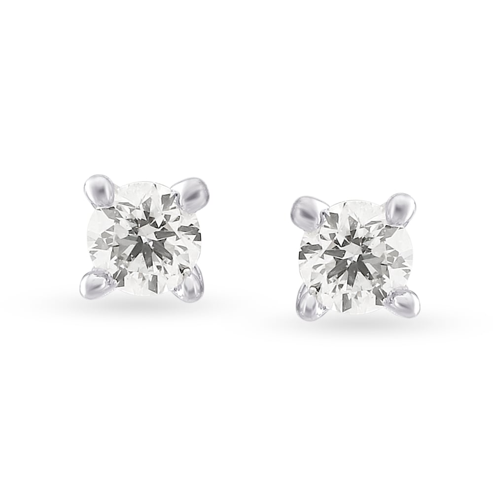 Subtle Diamond Single Stone Stud Earrings for Kids,,hi-res image number null
