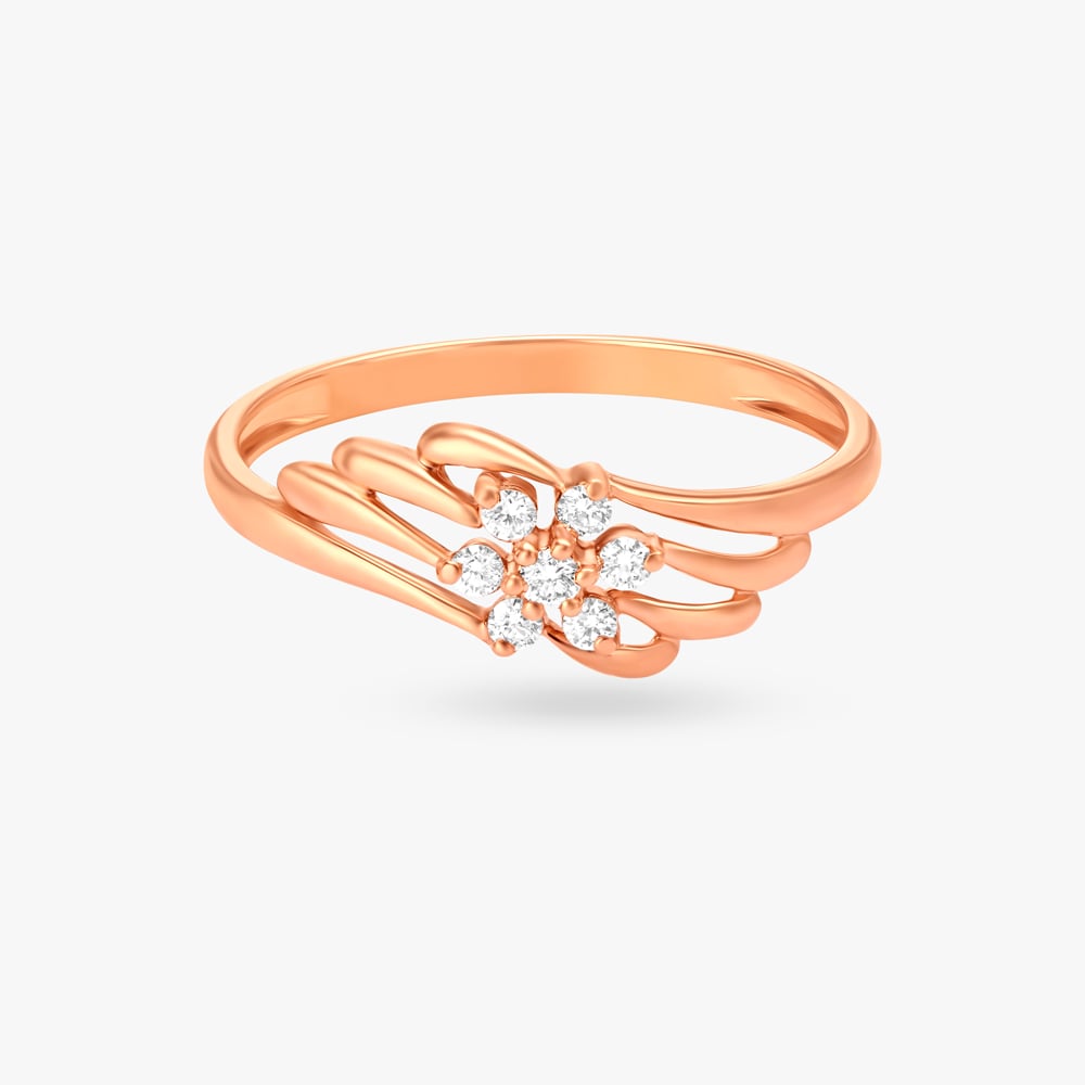 Springtide Flower Diamond Ring,,hi-res image number null