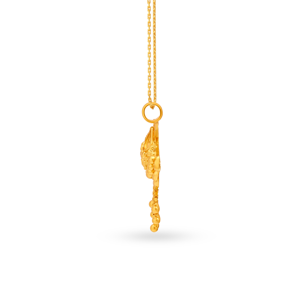 Jhumka Style Gold Pendant,,hi-res image number null