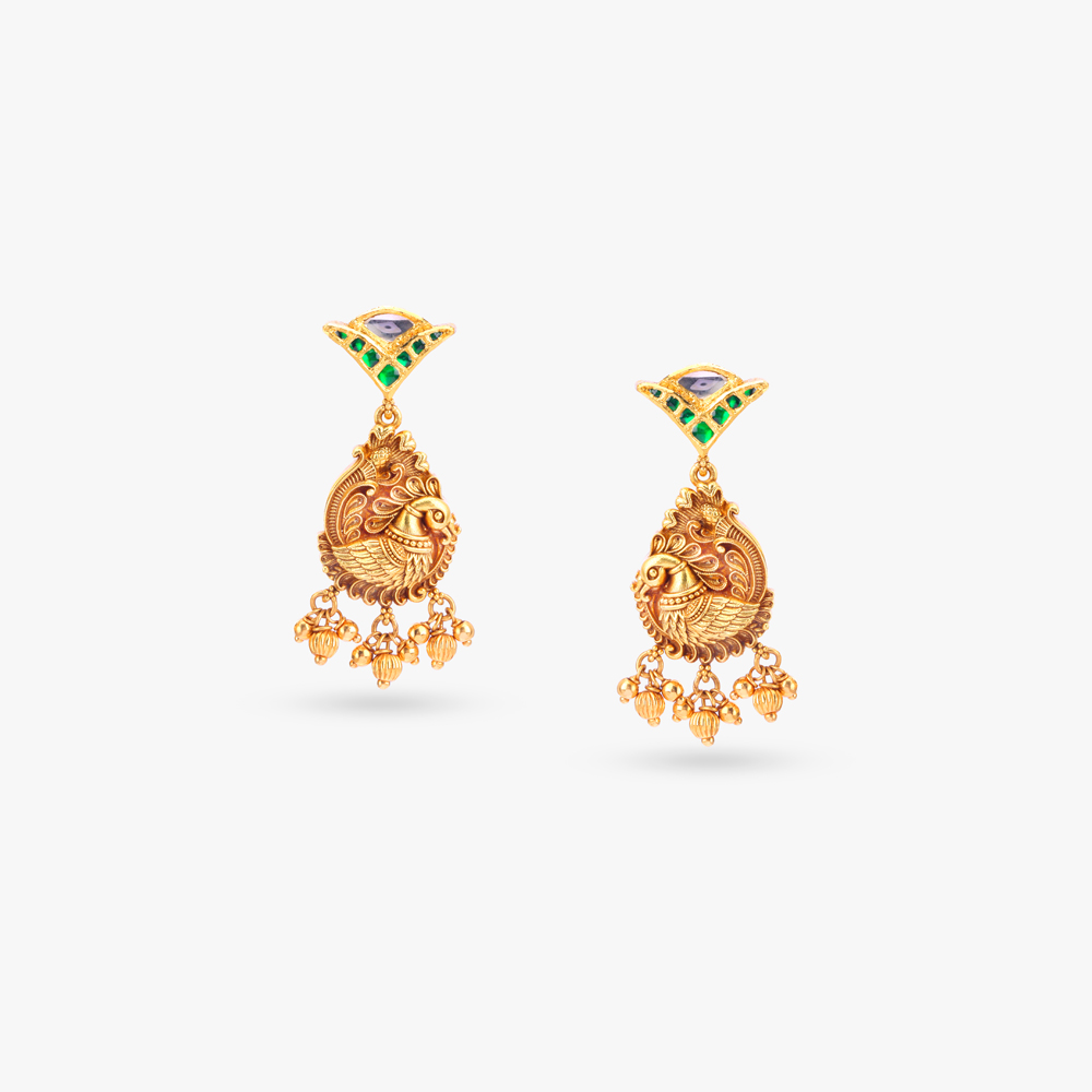 Graceful Wings Gold Necklace set,,hi-res image number null
