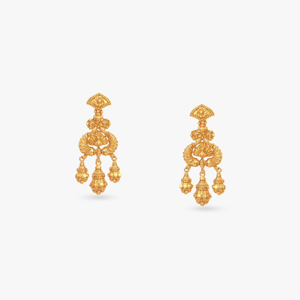 Mythical Aerial Gold Necklace Set,,hi-res image number null