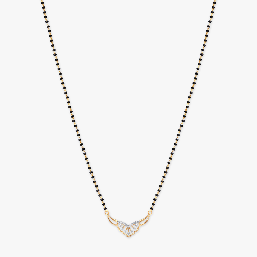 

Wings of Vow Diamond Mangalsutra