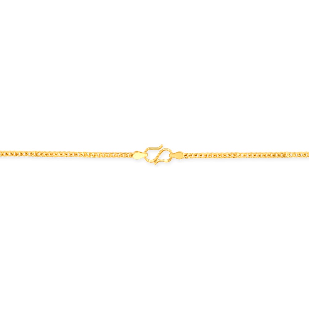 

Spiral Carvings Gold Chain for Men