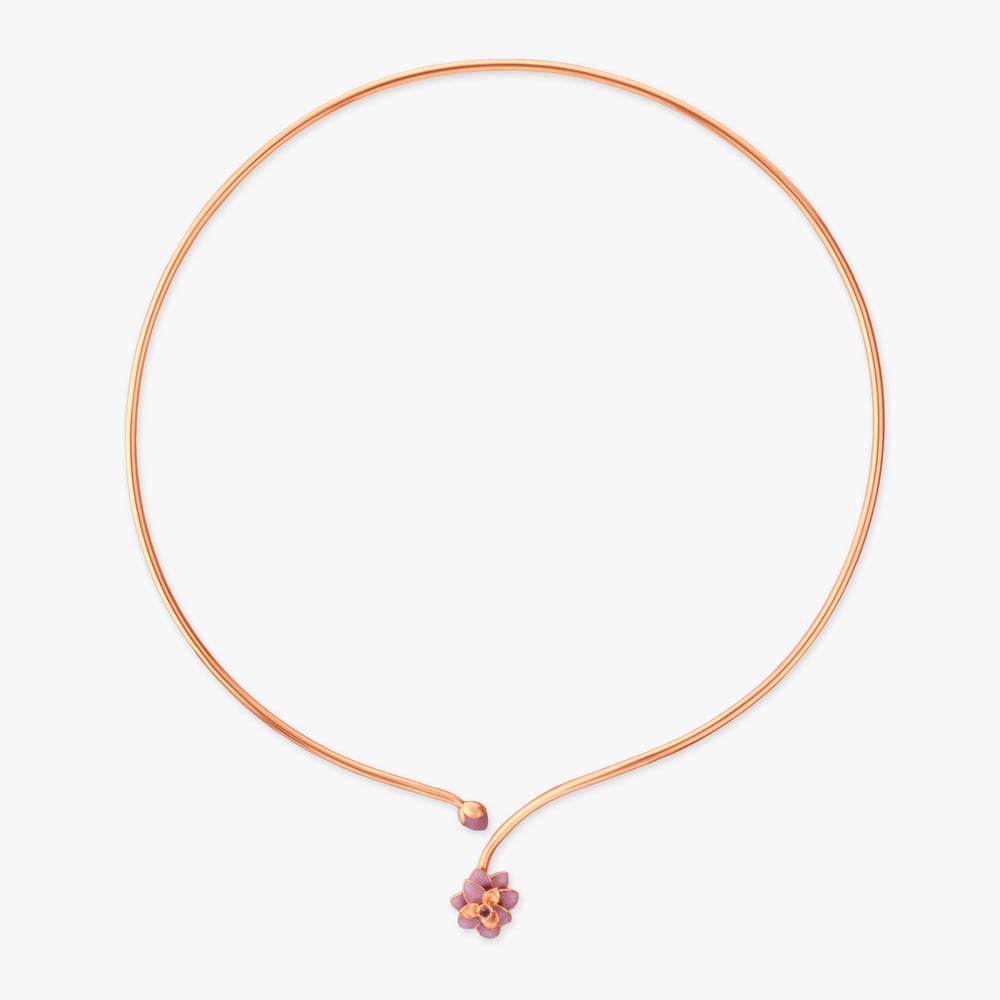 Roselight Lotus Gold Necklace,,hi-res image number null