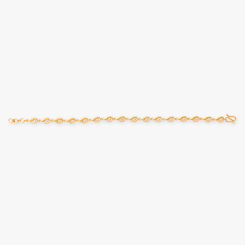 Wavy Gold Bracelet,,hi-res image number null