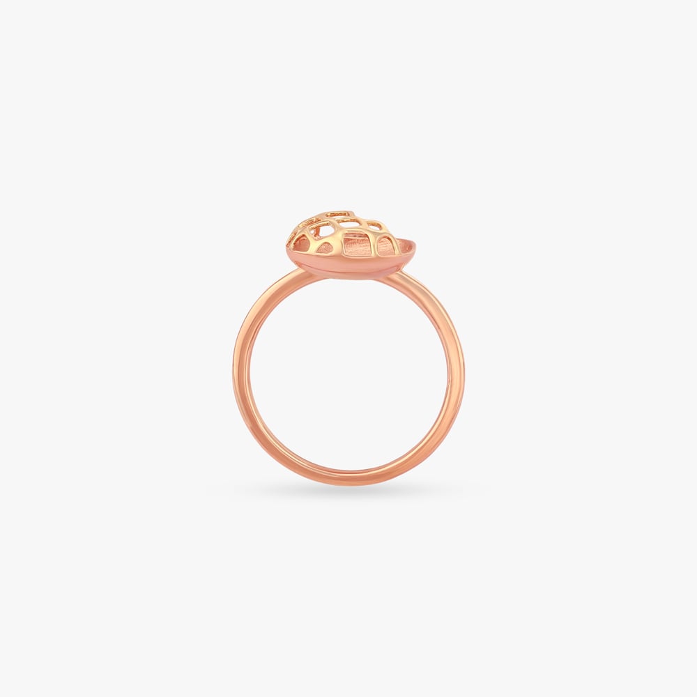 Sculpted Haven Gold Ring,,hi-res image number null